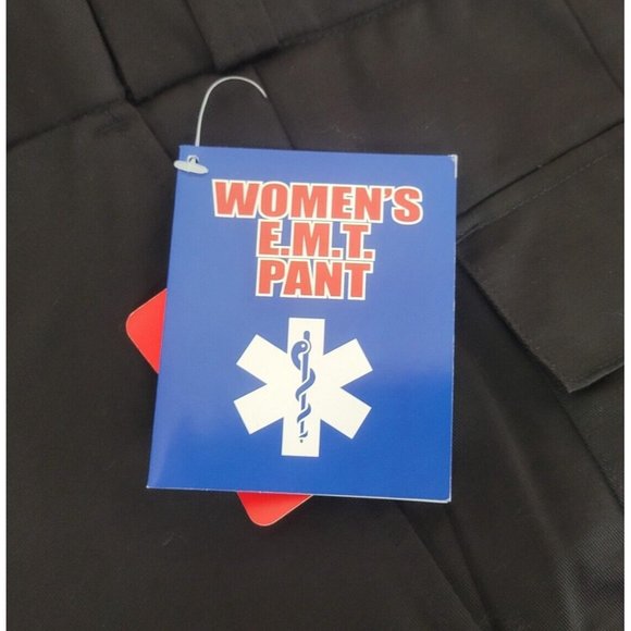 Rothco Women's EMT EMS Black Cargo Pants NEW Size 12 (34x30) Style 5632 - Picture 7 of 10